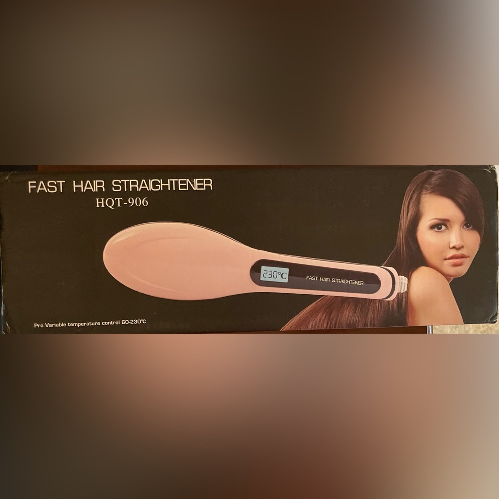 Electric Fast Hair Straightener Brush